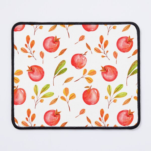Item preview, Watercolor Apple pattern designed and sold by pinkyfish1010.