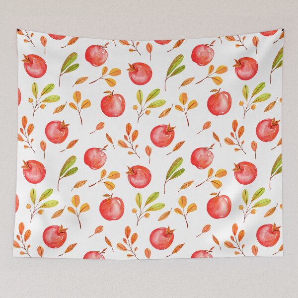 Item preview, Watercolor Apple pattern designed and sold by pinkyfish1010.