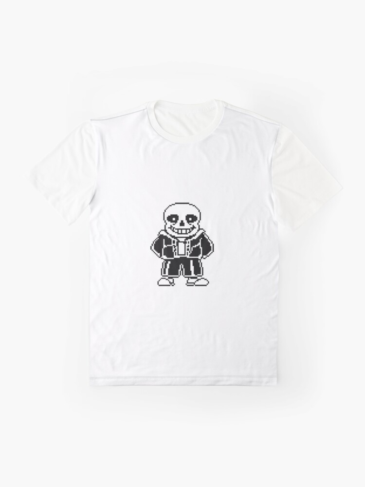 Download Sans Battle Sprite - Undertale Tshirt White Color Drawstring Bag -  White/one PNG Image with No Background 