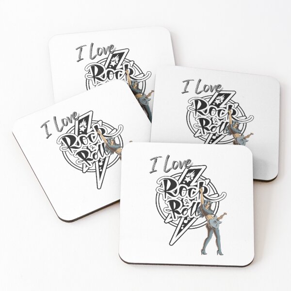 Item preview, I Love Rock & Roll - White, Light designed and sold by Mean-Musician.