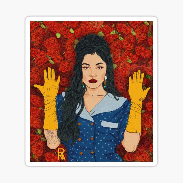 Mon Laferte La Trenza Sticker for Sale by Bianca Martinez