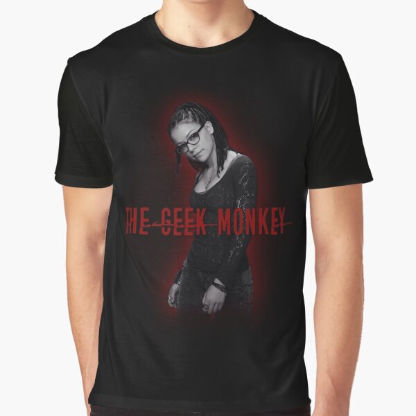 Vista previa del artículo con la obra «Cosima Niehaus "The Geek Monkey"», diseñado y vendido por BibleAndABeer.