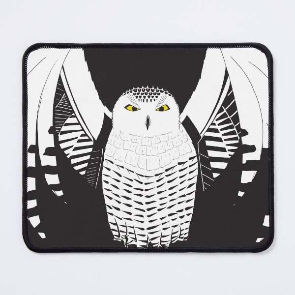 Item preview, Snowy Owl - Stylized Ink Drawing designed and sold by SfidaDesigns.