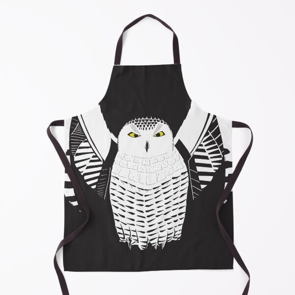 Item preview, Snowy Owl - Stylized Ink Drawing designed and sold by SfidaDesigns.
