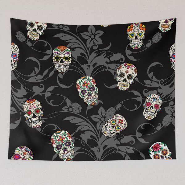 Item preview, Sugar Skulls Paisley designed and sold by Moonbeamdesignz.