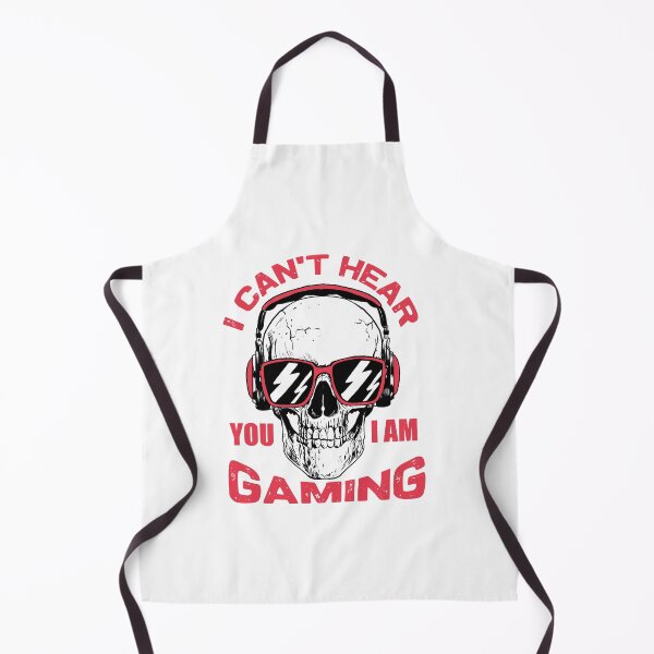 Item preview, gaming skull I can't hear you I am gaming hoodie designed and sold by Artezia.