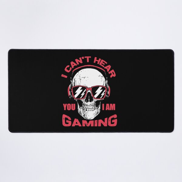 Item preview, gaming skull I can't hear you I am gaming hoodie designed and sold by Artezia.