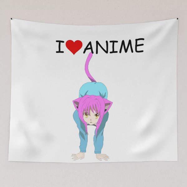 Item preview, I love anime cat girl designed and sold by brendanre.