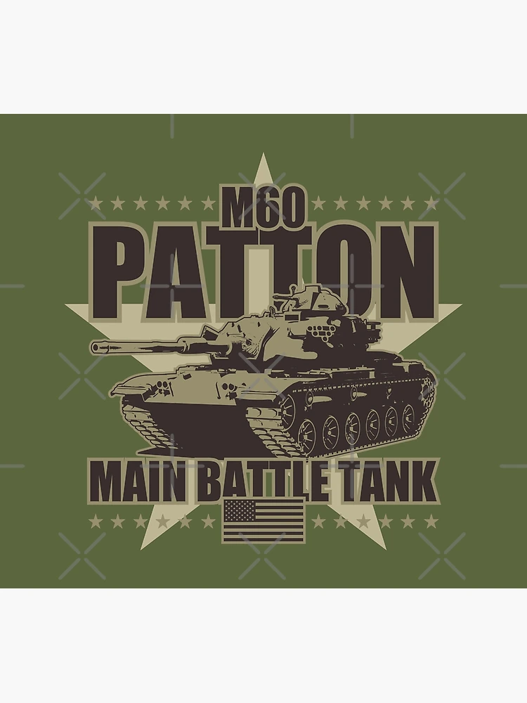 Chrysler M60 Patton Main Battle Tank Art Map/Flag Print 5 