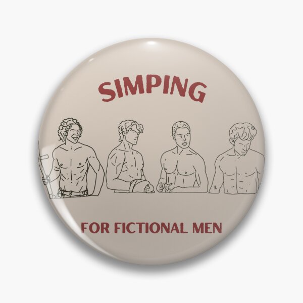 Item preview, Simping for fictional men designed and sold by NorthofAbbey.