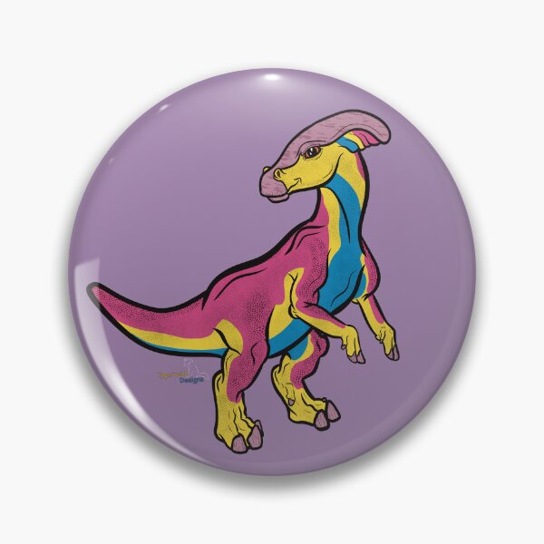 Item preview, .Pansexusaurolophus/Parasaurolophus - Pansexual Pride designed and sold by tygerwolfe.