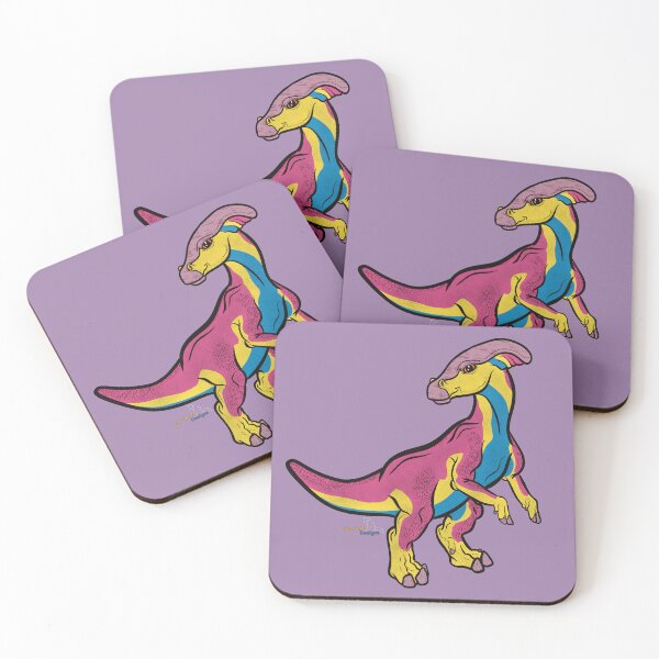 Item preview, .Pansexusaurolophus/Parasaurolophus - Pansexual Pride designed and sold by tygerwolfe.