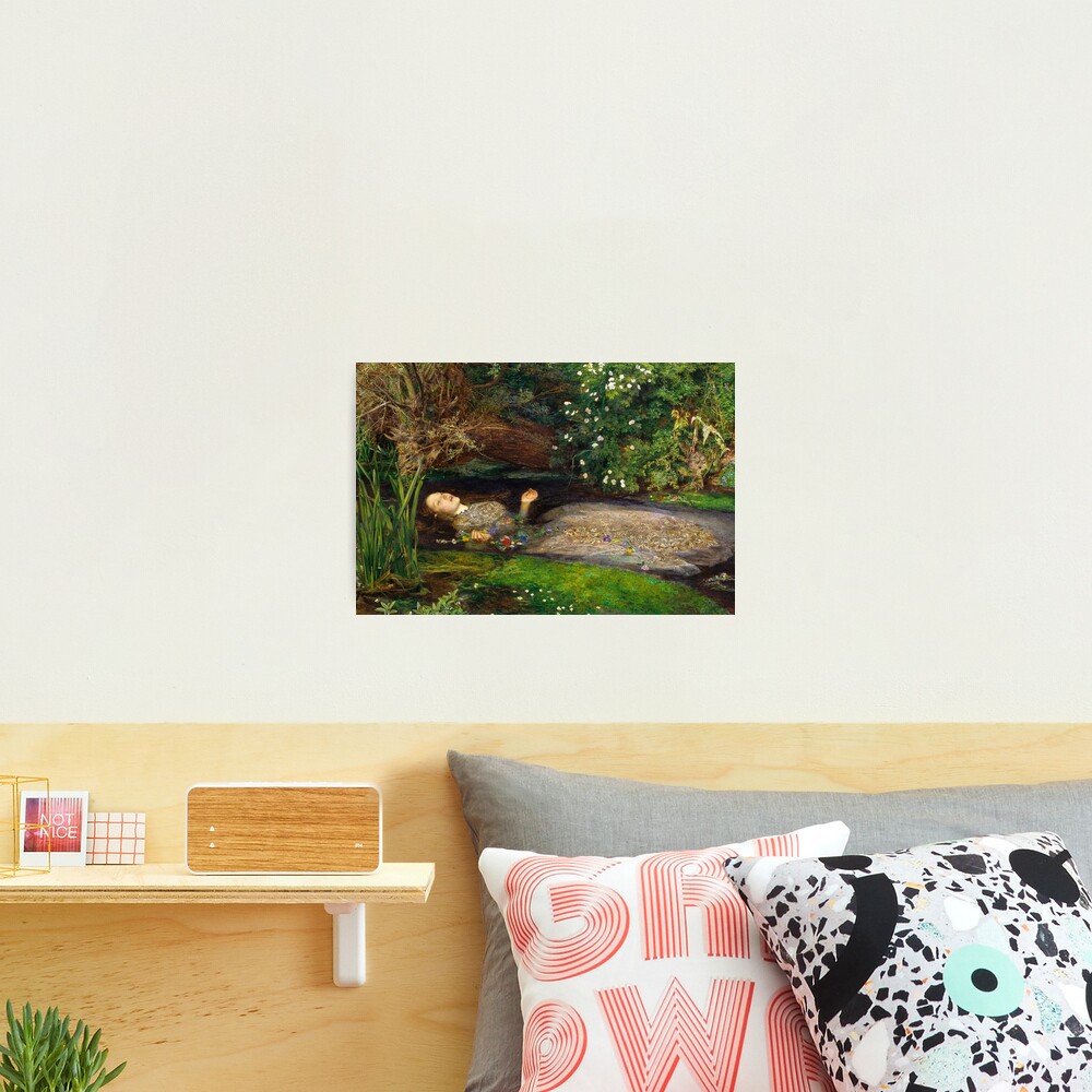 Ophelia Painting by John Everett Millais Photographic Print