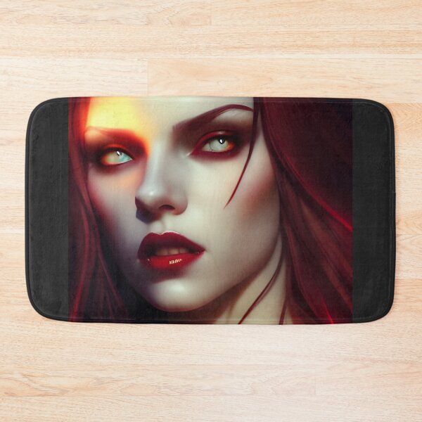 Item preview, Sexy Redhead Vampire Alluring Seductress Dark Beautiful Artwork designed and sold by Eliteijr.