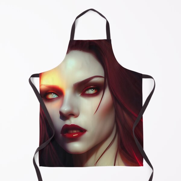 Item preview, Sexy Redhead Vampire Alluring Seductress Dark Beautiful Artwork designed and sold by Eliteijr.