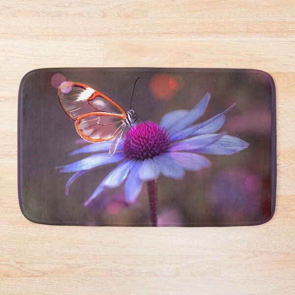Item preview, Glasswing Butterfly On Echinacea designed and sold by Alisonchambers2.