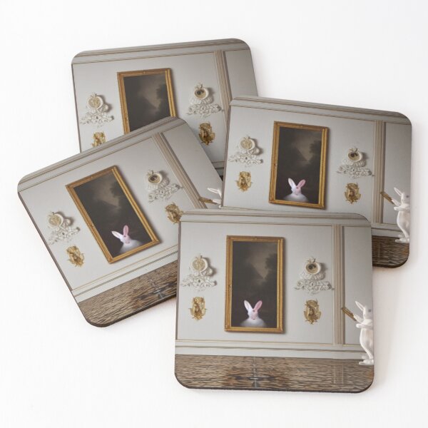 Item preview, White rabbit at the louvre  designed and sold by tjjumper.