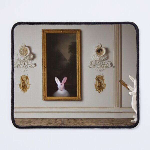 Item preview, White rabbit at the louvre  designed and sold by tjjumper.