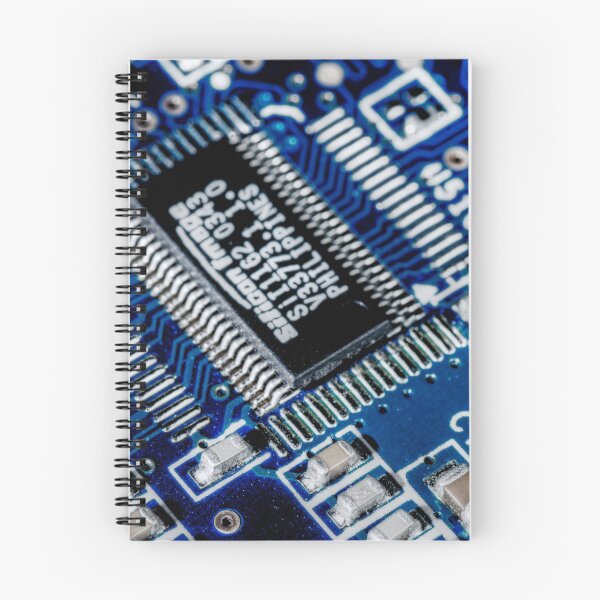 Item preview, HDR - Blue Board Chips and Glowing Traces designed and sold by Doug Greenwald.
