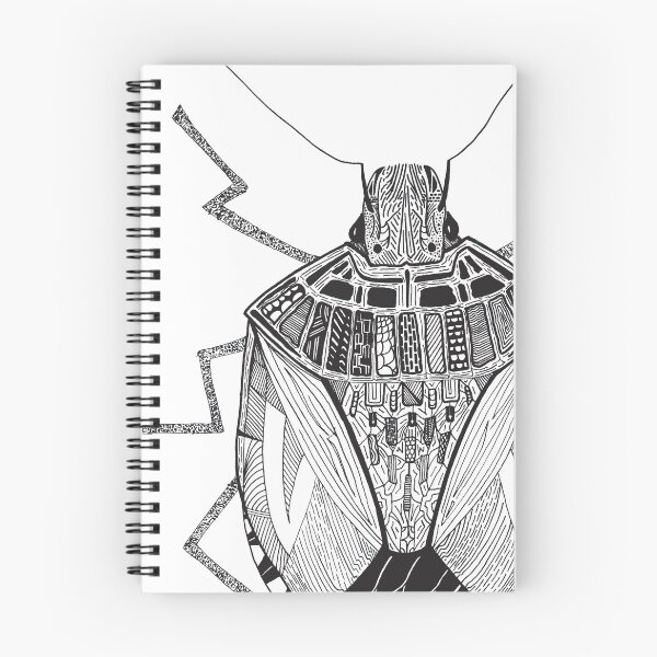 Item preview, Stinkbug Art - Abstract / Stylized Ink Drawing designed and sold by SfidaDesigns.
