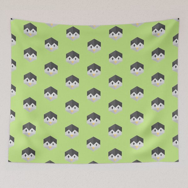 Item preview, Animinimal Penguin (green) designed and sold by animinimal.