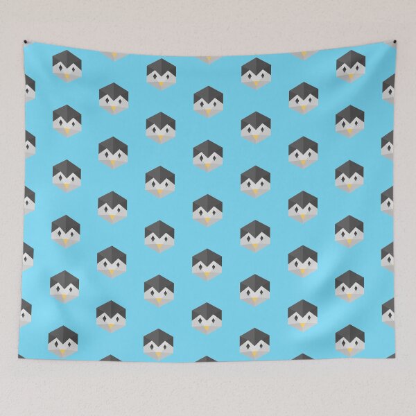 Item preview, Animinimal Penguin (blue) designed and sold by animinimal.