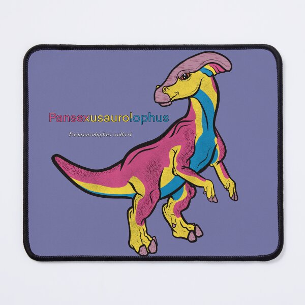 Item preview, Pansexusaurolophus/Parasaurolophus Text - Pansexual Pride designed and sold by tygerwolfe.