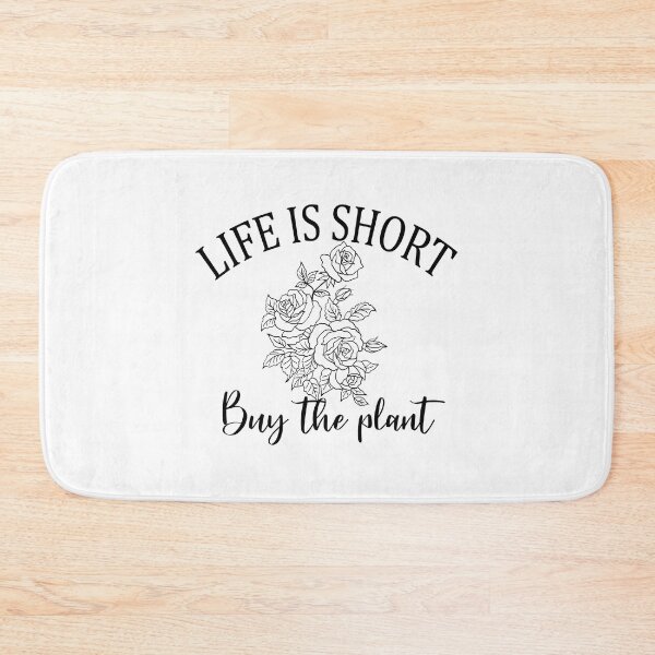 Item preview, Life Is Short, Buy The Plant designed and sold by sarodigiart.