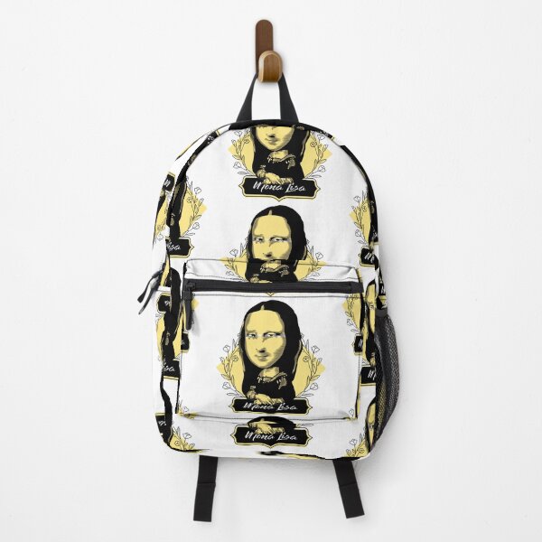 Item preview, Vintage Retro Art Badge design Da Vinci Mona Lisa Smile designed and sold by scribblelife.