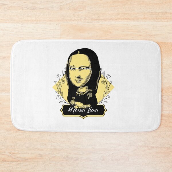 Item preview, Vintage Retro Art Badge design Da Vinci Mona Lisa Smile  designed and sold by scribblelife.