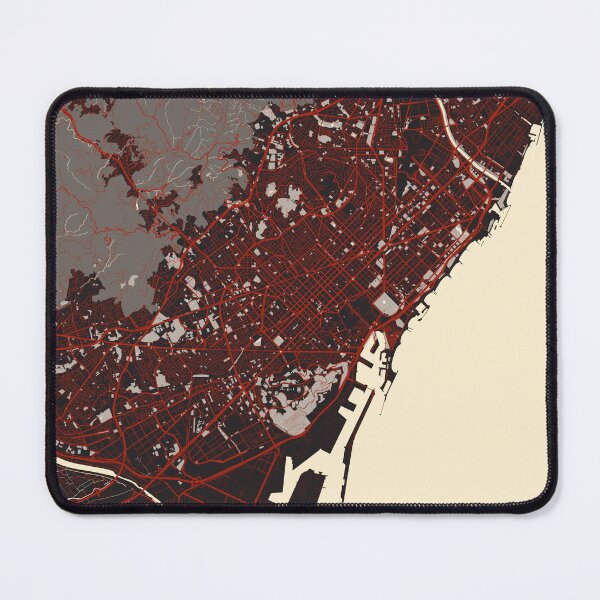 Item preview, Barcelona City Map of Spain - Vector designed and sold by deMAP.
