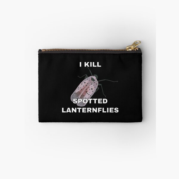 Item preview, I Kill Spotted Lanternflies (Black Background)  designed and sold by mintiiluna.