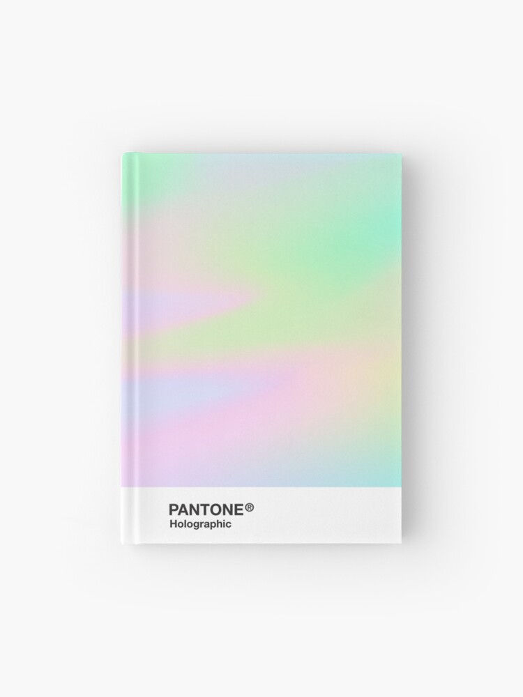 H.I.P.A.B - Holographic Iridescent Pantone Aesthetic Background pt 4  Hardcover Journal for Sale by heathaze