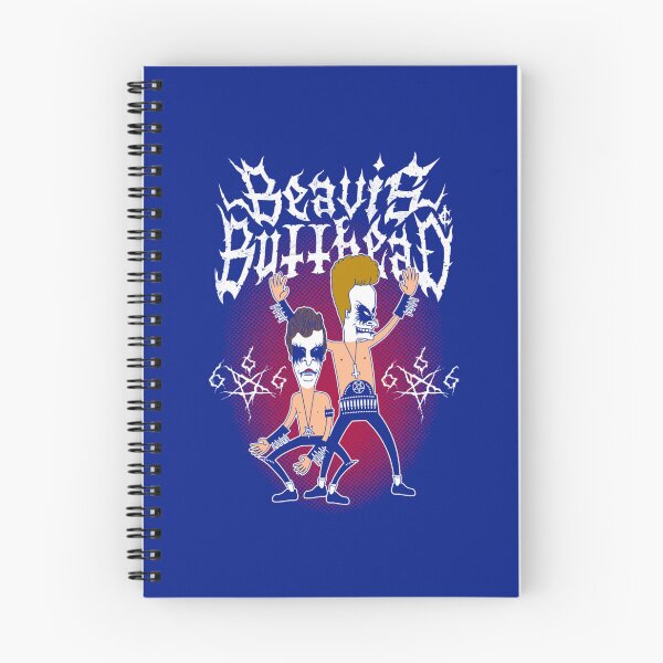 Item preview, Black Metal Buttheads - Funny Heavy Metal - 90_s Cartoon   designed and sold by LouisesStephens.