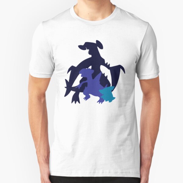 Gible Gabite Garchomp Slim Fit T-Shirt