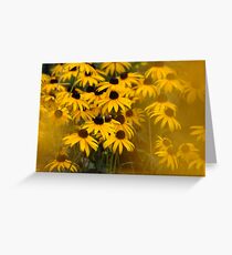 Yellow Haze Greeting Card