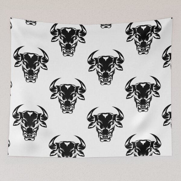 Item preview, Diseño de toro enojado aterrador designed and sold by zoripet Store.