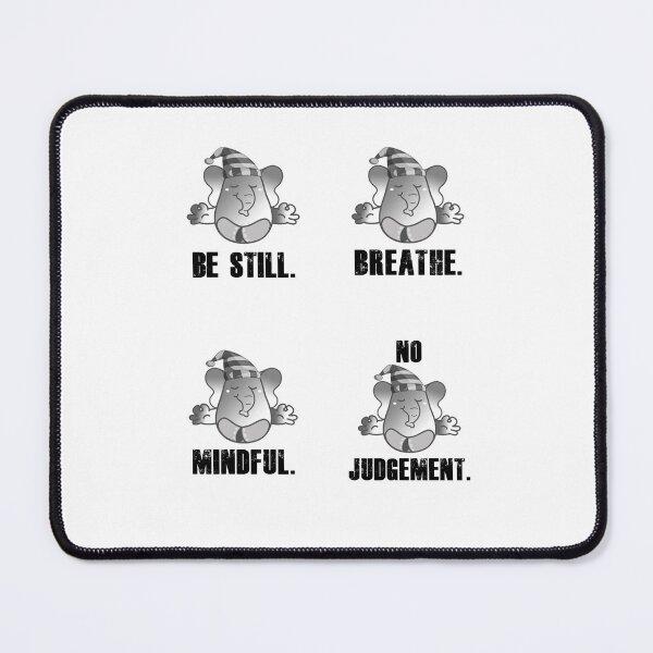 Item preview, Elephant Teaching Mindful Meditation designed and sold by my-green-gecko.
