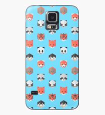 Animinimal mix (blue) Case/Skin for Samsung Galaxy