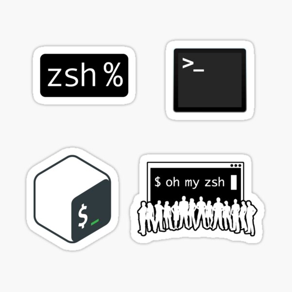 Item preview, Zsh sticker pack-programing designed and sold by ElfriedaMiller.