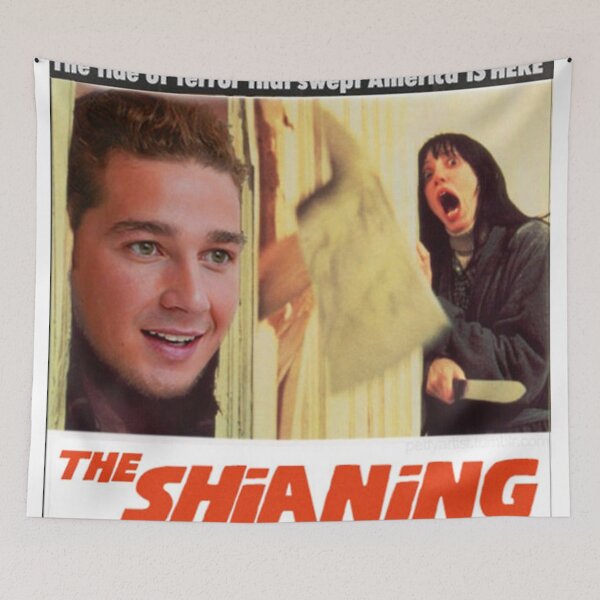 Item preview, Shia LaBeouf The Shining The Shianing Meme     designed and sold by Pauline  J Drost.