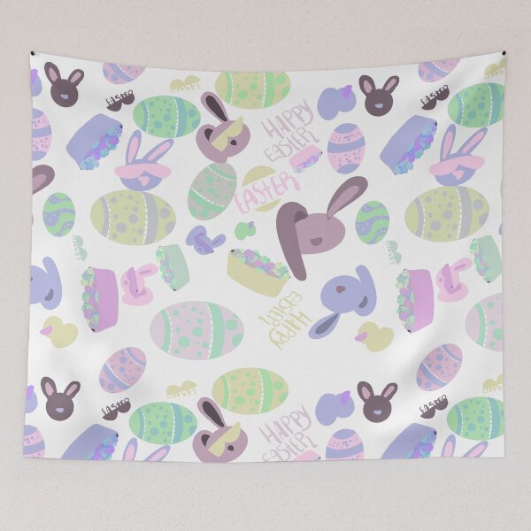 Item preview, Happy Easter Cute Hand-drawn Easter Sunday Pattern Good Friday designed and sold by ChezM1989.