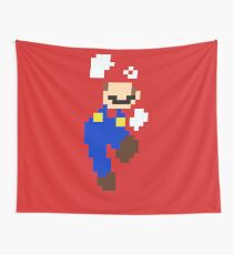 Mario pixel Wall Tapestry