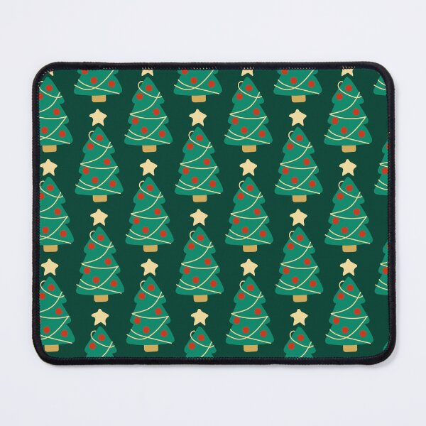 Item preview, decorated Christmas tree with star and decoration on green designed and sold by RevolutionizZed.