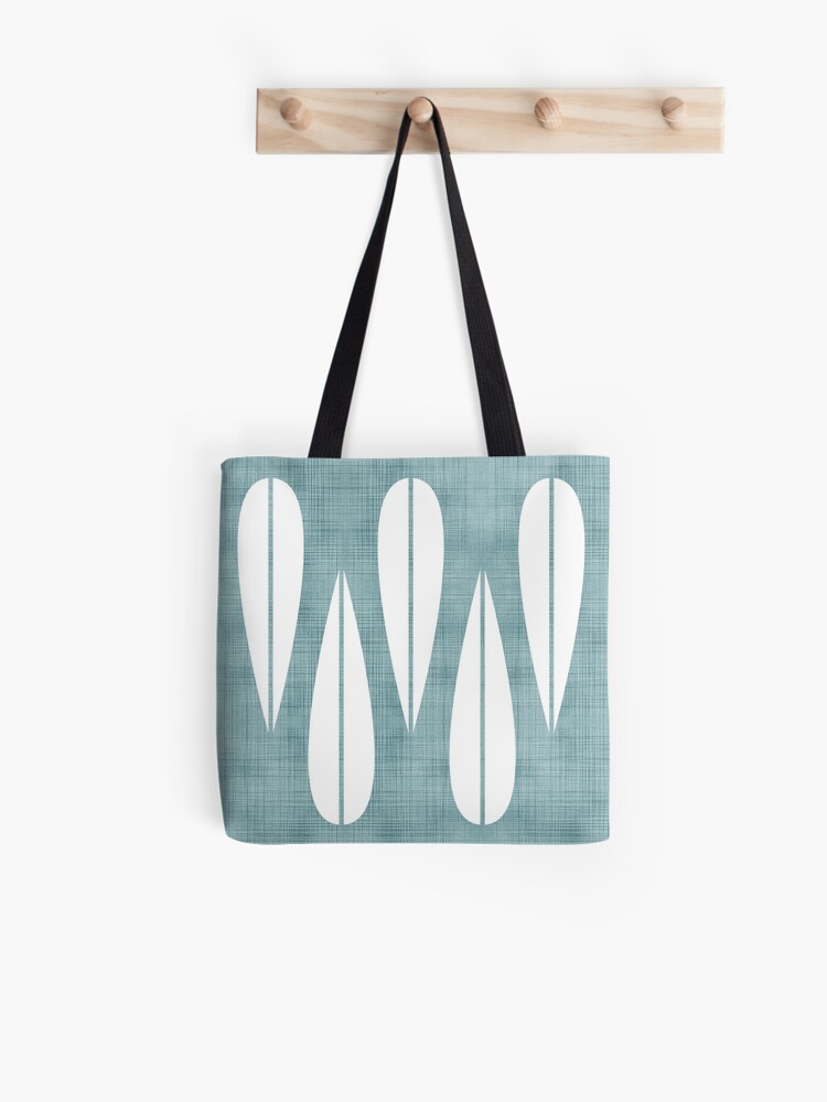 blue mcm tote bag