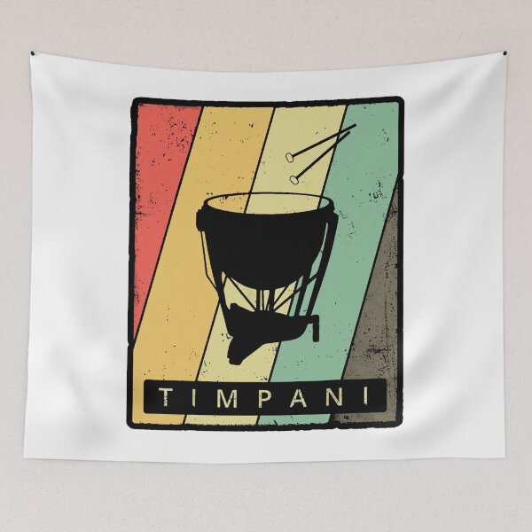 Item preview, vintage timpani player music designed and sold by ElfriedaMiller.