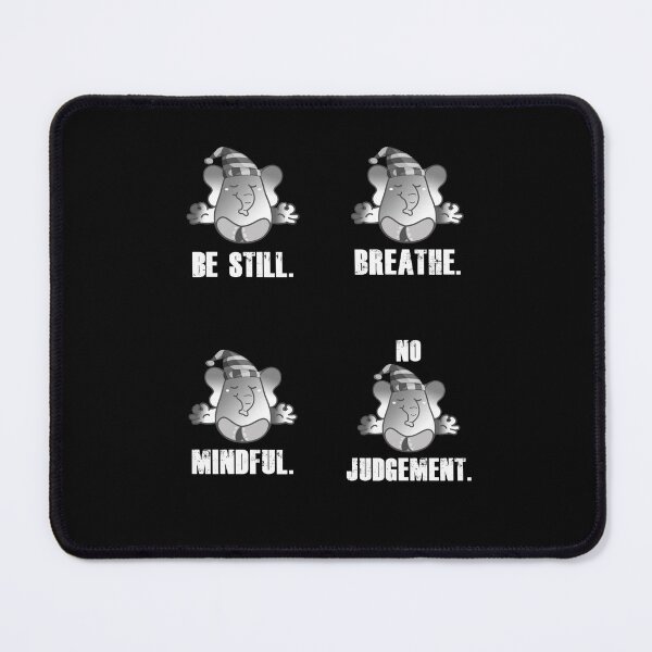 Item preview, Elephant Teaching Mindful Meditation designed and sold by my-green-gecko.