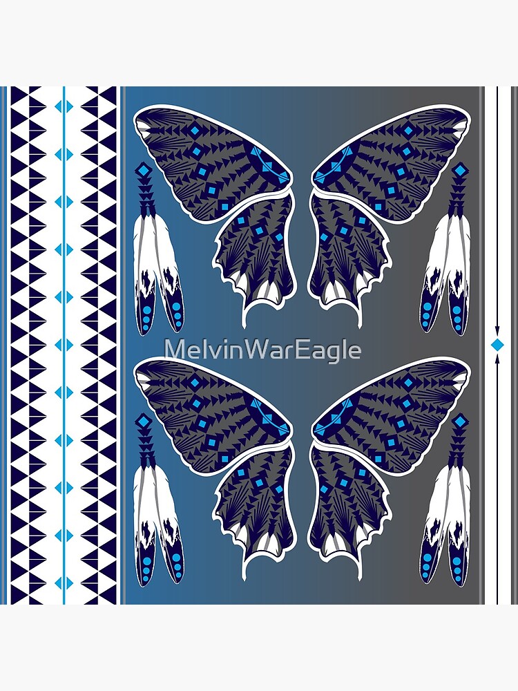 Butterfly Nation Blue by MelvinWarEagle