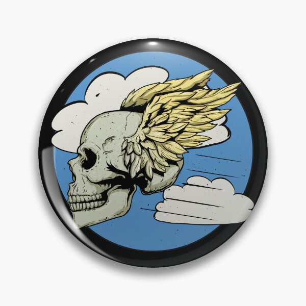 Item preview, 85th Fighter Squadron Patch Vintage WWII Patch Flying Skulls Gear designed and sold by DynamicDesign.