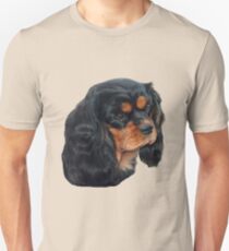 Black & Tan Cavalier King Charles Spaniel Unisex T-Shirt